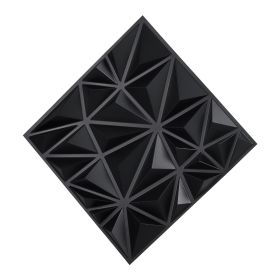 3D Wall Panels, 33-Pack 11.81 x 11.81 in PVC Modern Art Minimalist Diamond Tiles, 32 Sq.Ft Coverage Accent Wall Panel, Interior Home Decor for Ce
