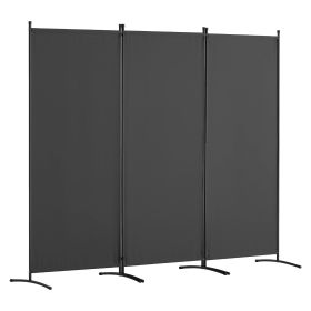 3 Panel Room Dividers, Foldable 89*72 Inch Privacy Panels, Cloth Sectional Dividers for Workspace, Bedroom, Meal Space, Study Room